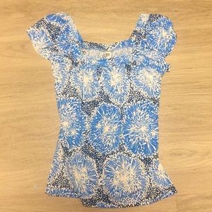 Cute Square Neck Merona Top - Small